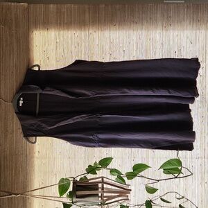 Maurices Gray Long Vest Size XL